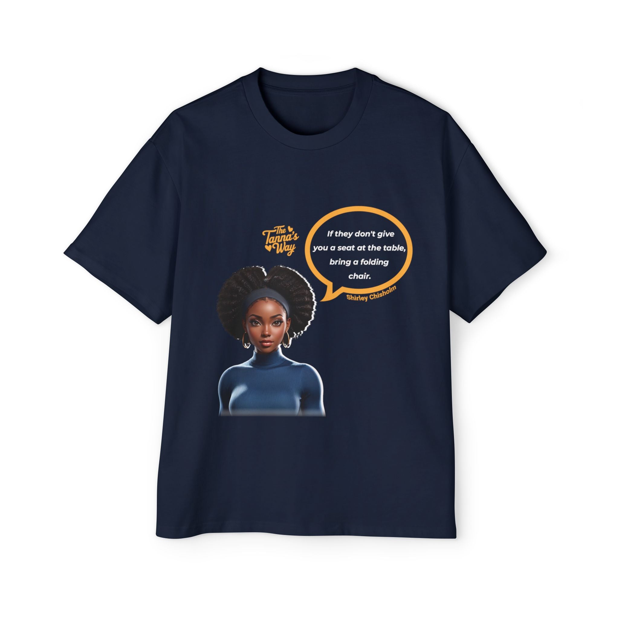 Shirley Chisholm 2 | Men's Heavy Oversized Tee
